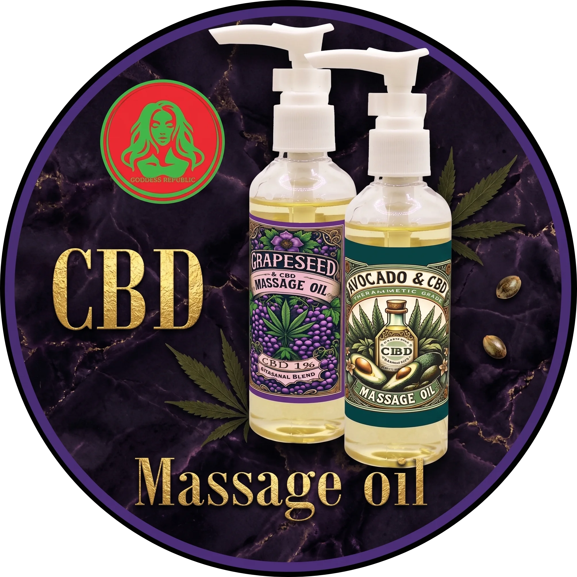 Massage Oil with CBD