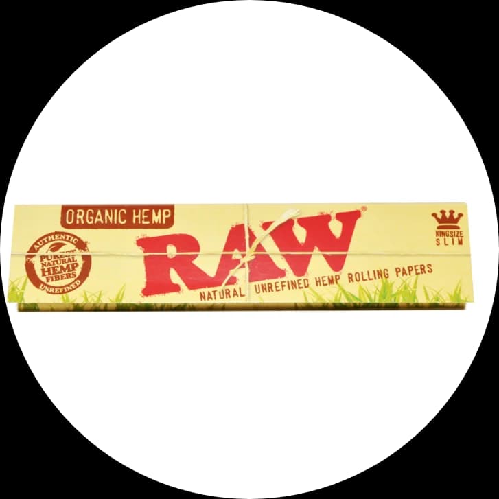 RAW King Size HEMP kanapių popierėliai