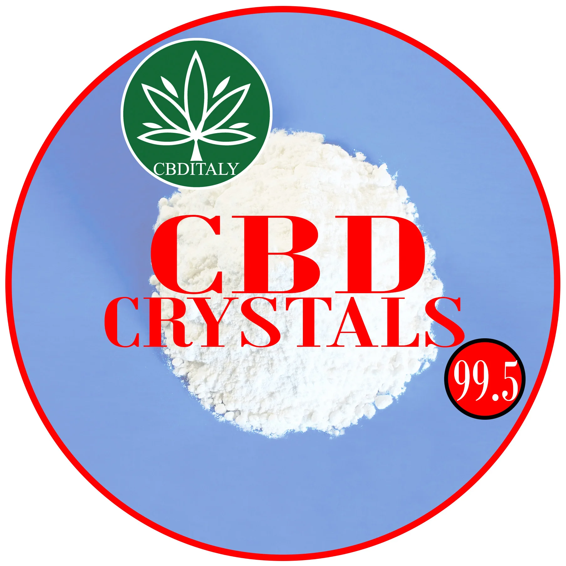 CBD kristalai 99,5% grynas kannabidiolis 2g
