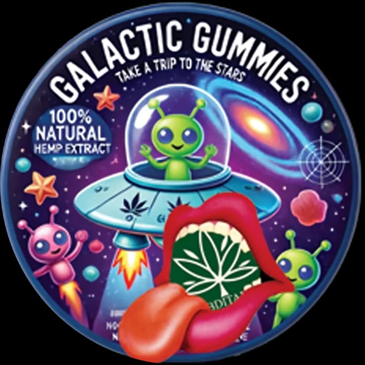 Galactic Gummies 5mg THCX, 6 pakuotės